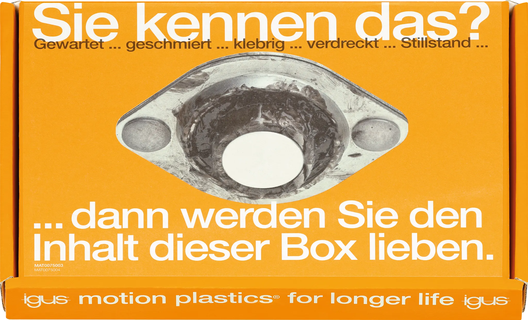 Spherical insert bearing sample box