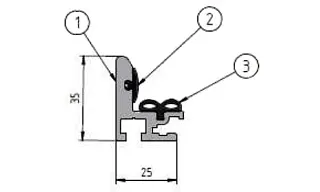Bandeja de soporte de aluminio, Zg