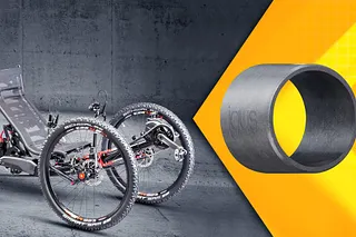 Trójkołowiec Ti-Fly od Azubu z łożyskiem ślizgowym iglidur