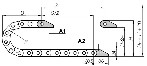 B15.1.038.0 technical drawing