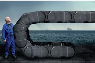 giant plastic cable carrier