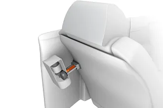 Rear bench seat adjustment