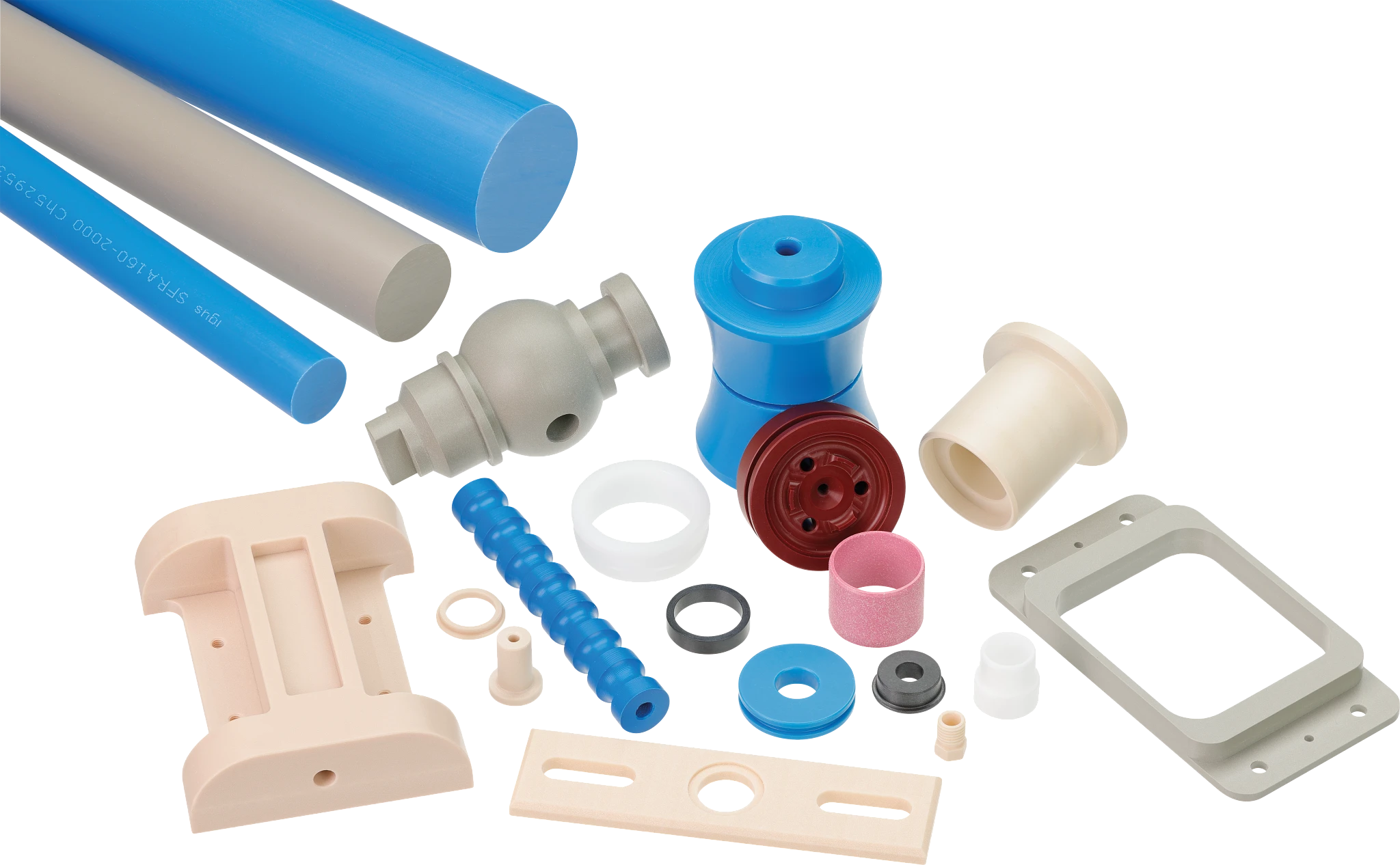 Tarugos de plásticos