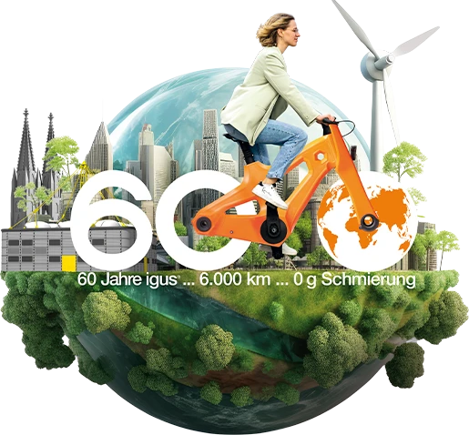igus:bike Worldtour zum 60-jährigen Firmenjubiläum von igus