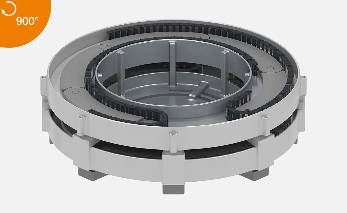 MRM rotating energy supply