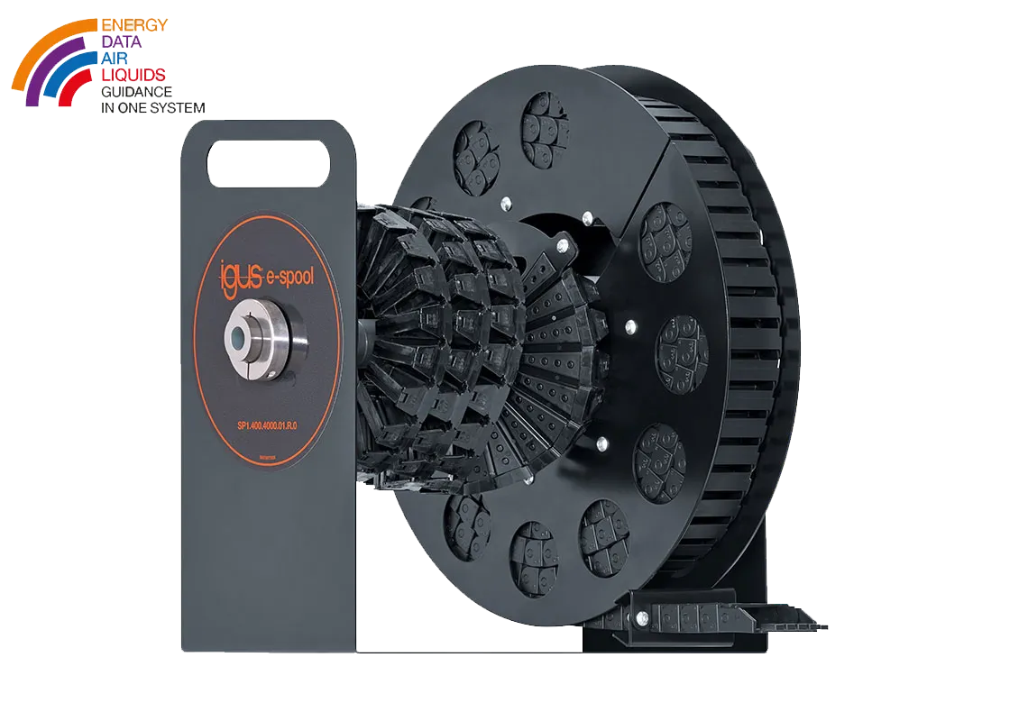 Pružinový buben s kabely e-spool compact