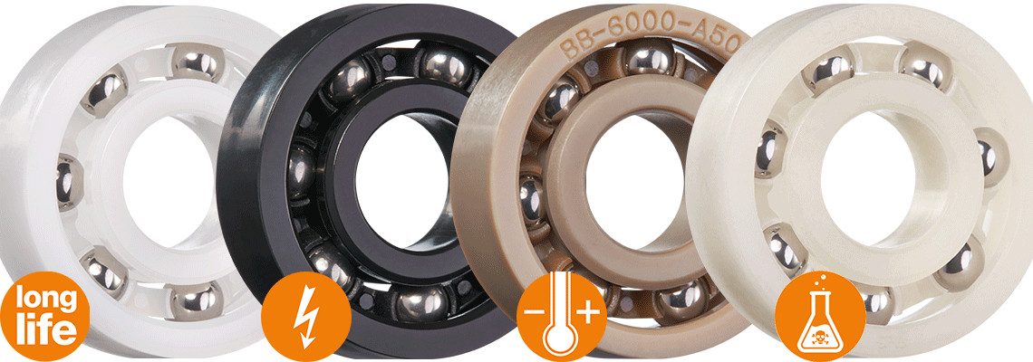 4x POM-Kunststoff-Kugellager 6200 (10x30x9 Mm) – Mit Glaskugeln & Nylonkäfig, Für Präzise Anwendungen