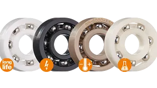 Material para rodamientos de bolas de igus®