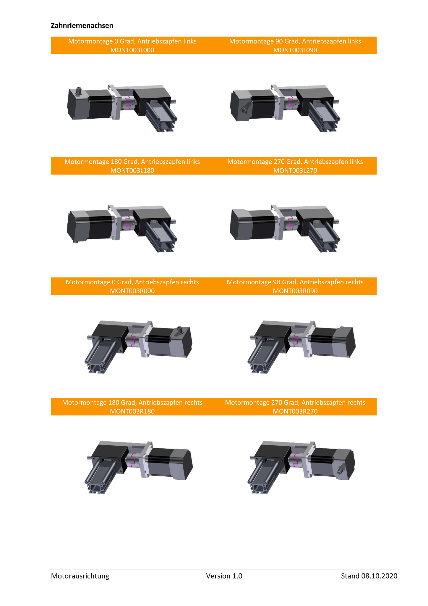 Lin Low-profile linear axis with toothed belt drive ZLN-40