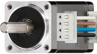 drylin® E shaft stepper motors with encoder and brake