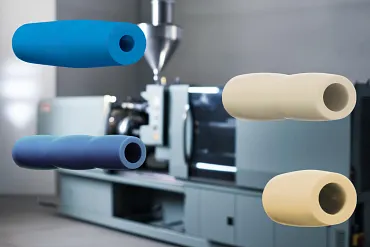 Knife edge roller production via injection moulding