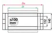 Series E4.112 | Crossbars every link: openable along the inner and outer radius | Inner height: 112mm
