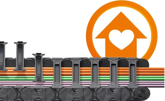 エナジーチェーンの収納重量