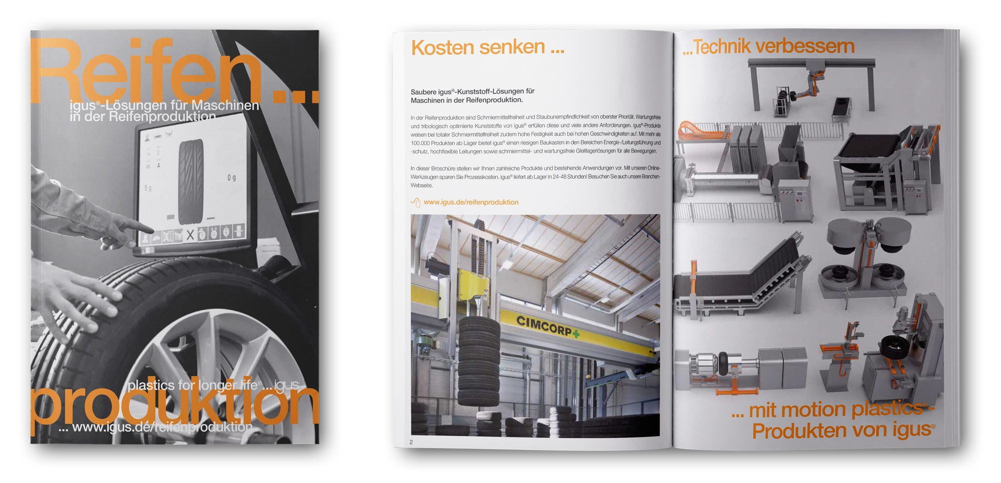 Broschüre Reifenproduktion