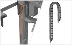 E2 energy chain for cable guidance