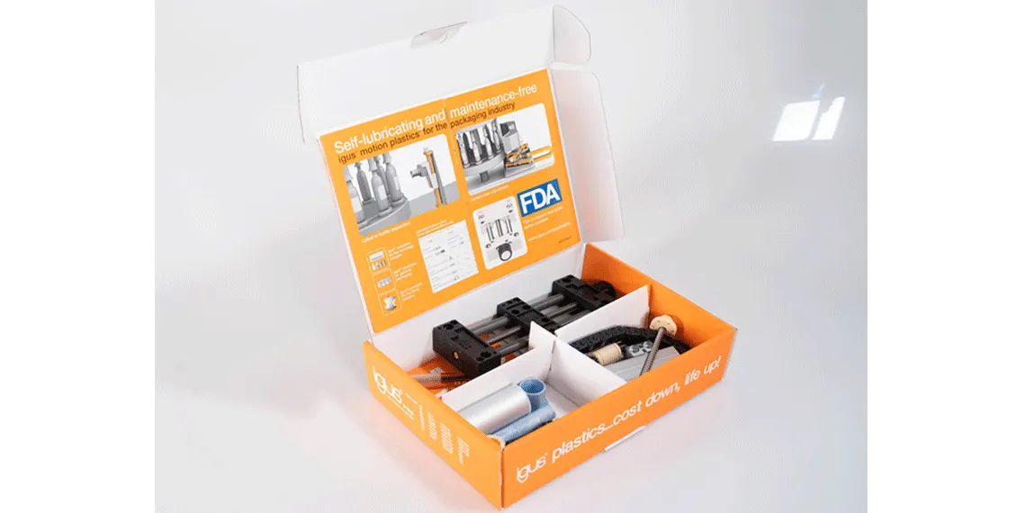 emballage boîte à échantillons