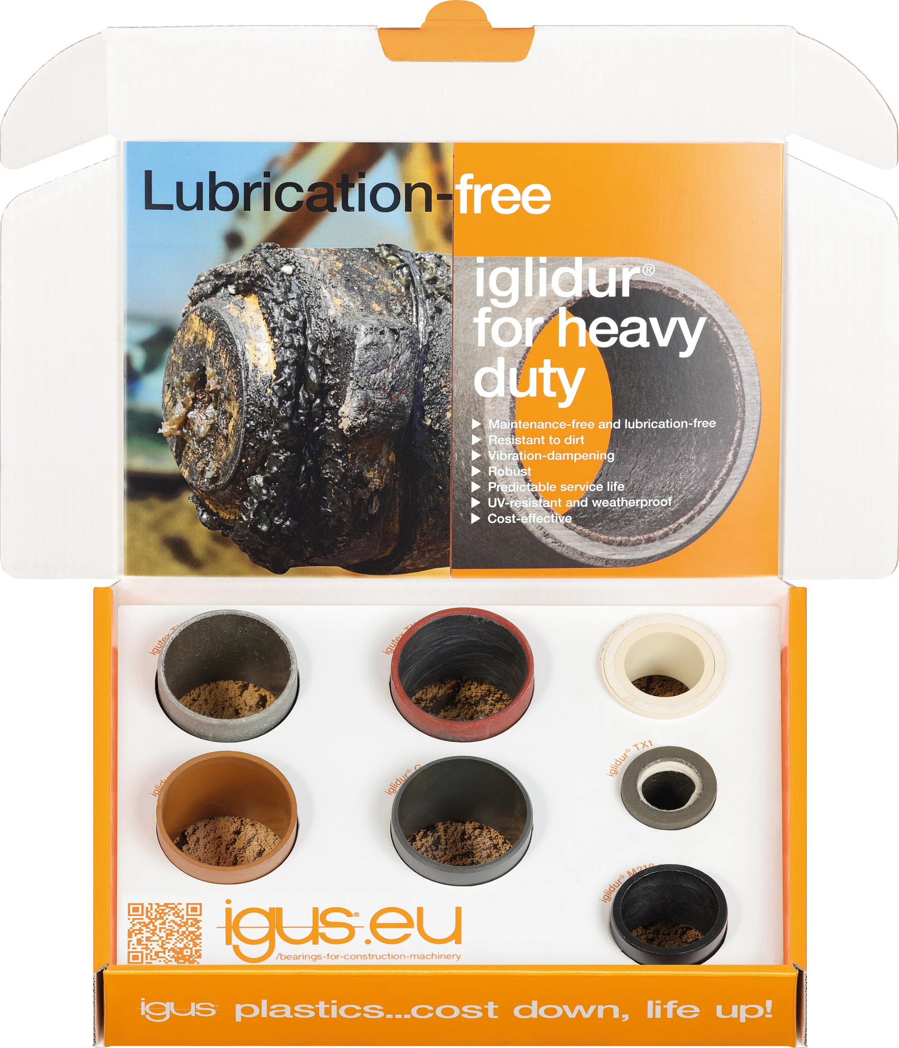 iglidur® 重負載軸承樣品盒