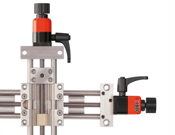 Stainless steel XY table with lead screw drive drylin SLW-XY-ESJ-1040