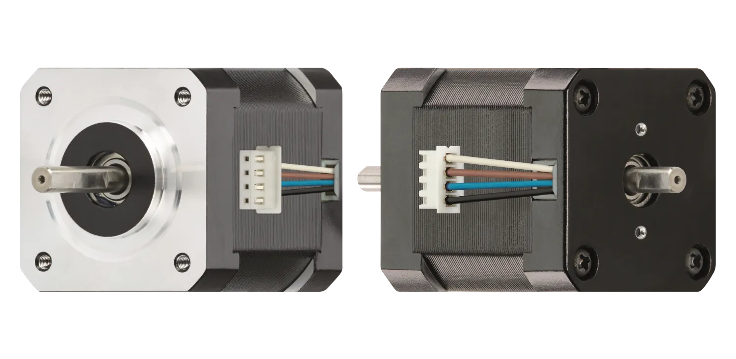 drylin® E stepper motor dual shaft