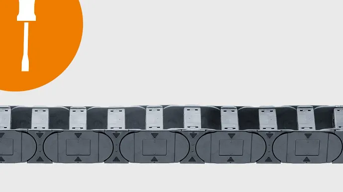 Assembly instructions for energy chains