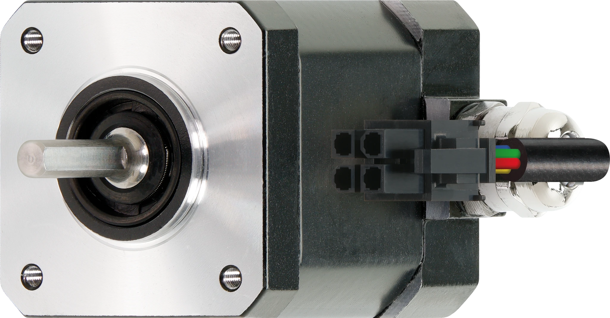 Motor with shaft seal NEMA17