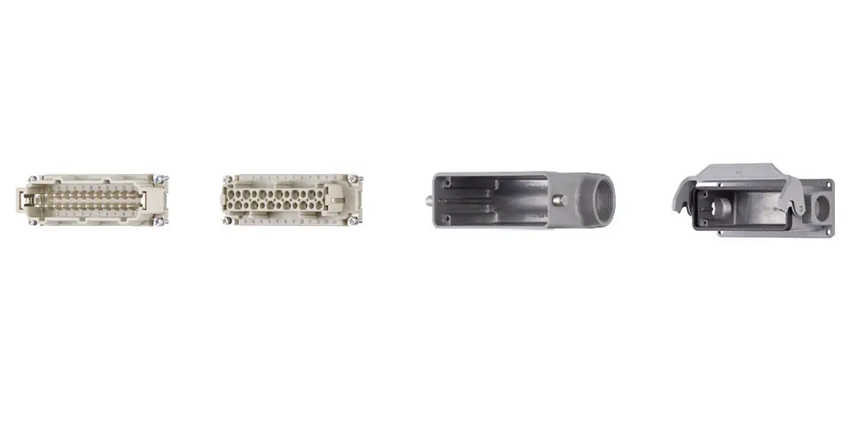 HARTINGコネクターセット、ピン＋ソケット（コンタクトを含む）