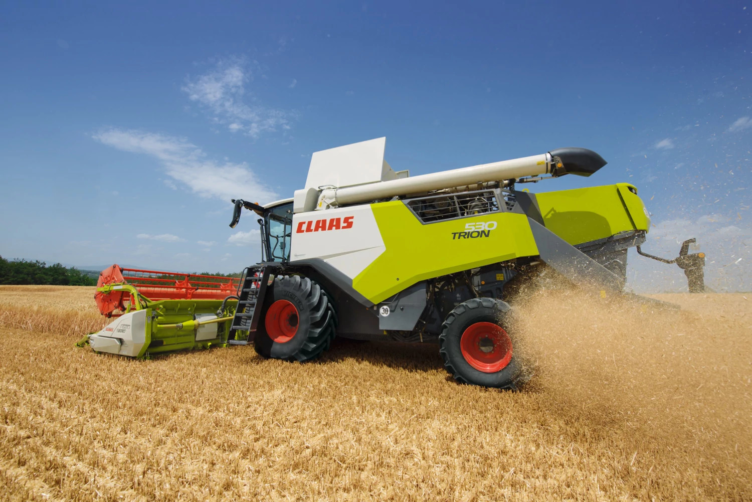 CLAAS combine harvester