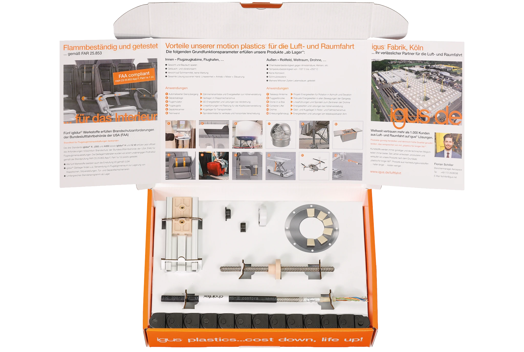 Aerospace sample box