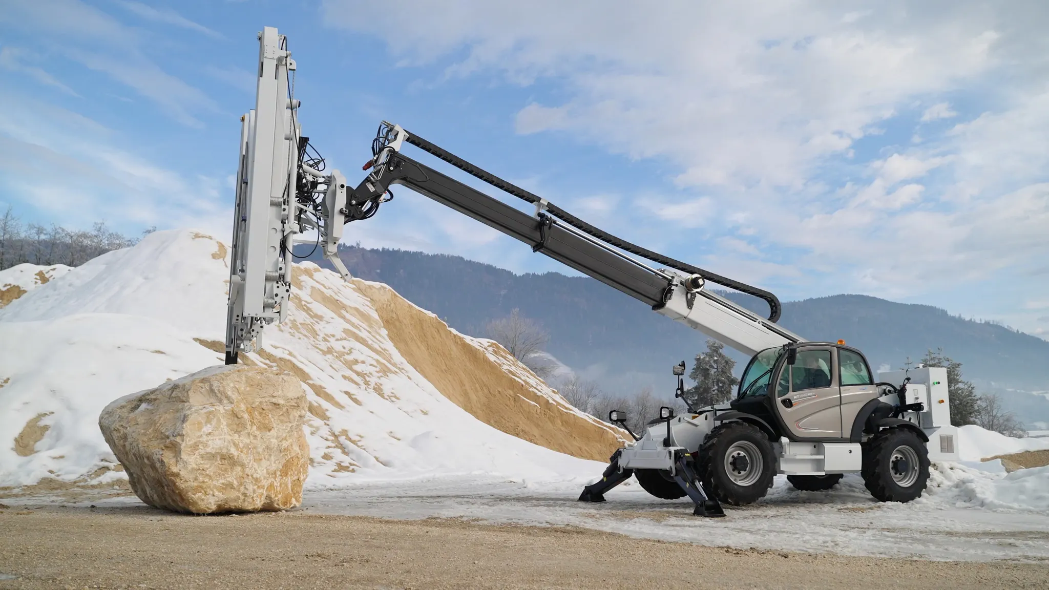 Colocação de tubos/cabos