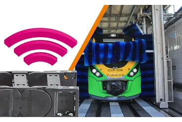 smart plastics train washing station