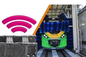 Plastiques intelligents dans une installation de lavage de trains