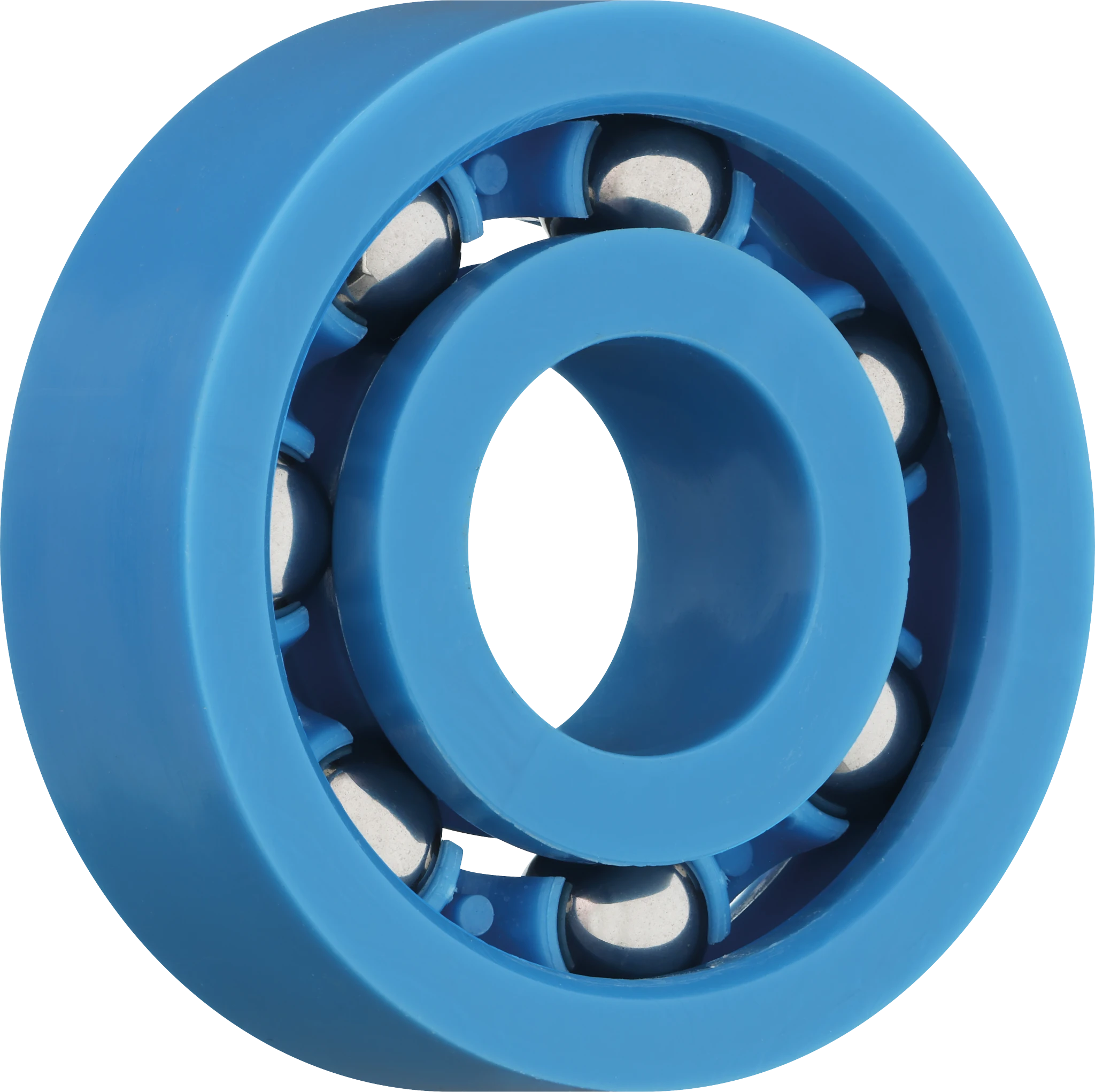 Food-compliant radial deep groove ball bearing