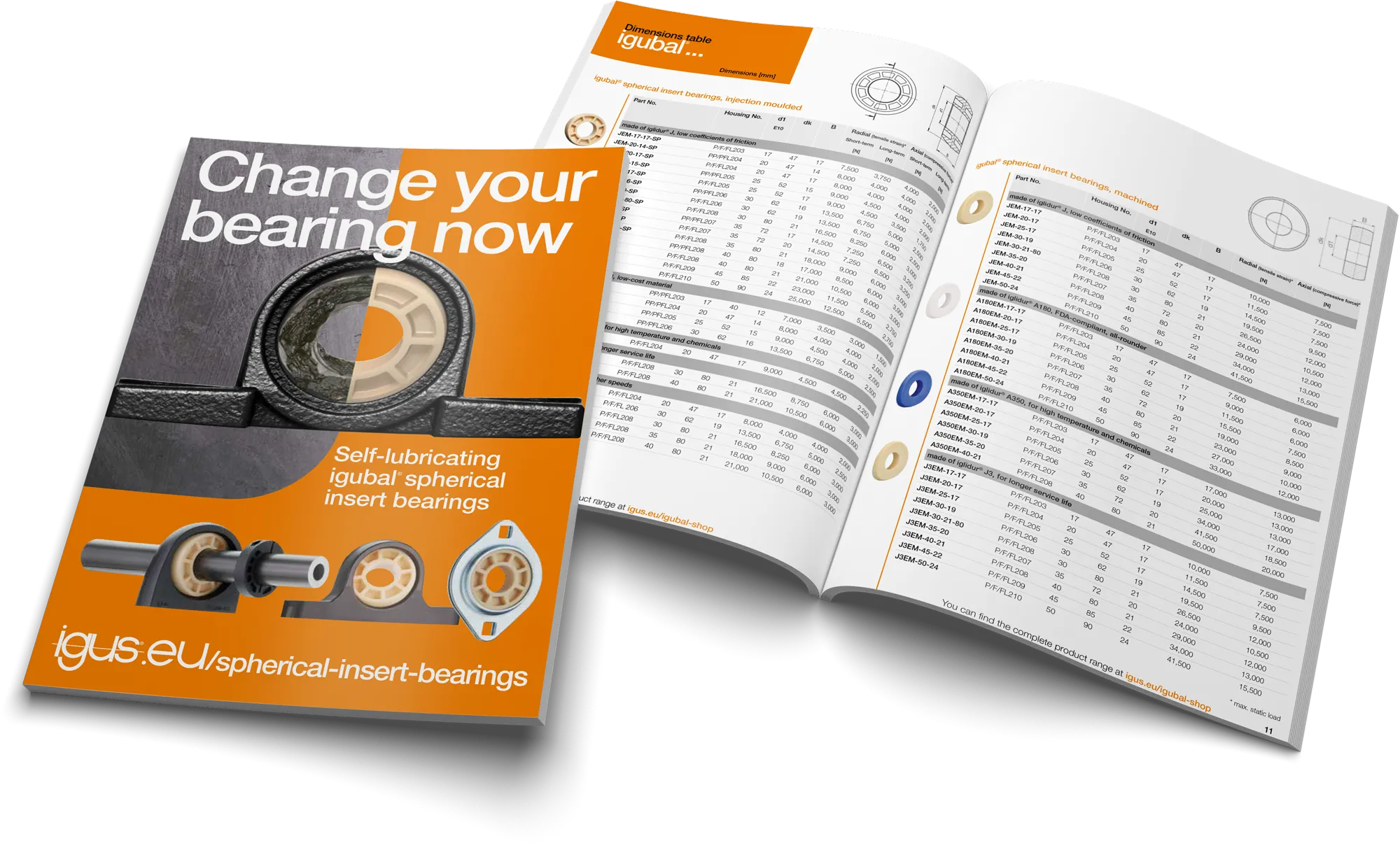 Spherical insert bearing brochure
