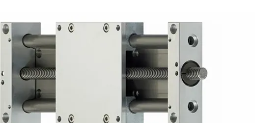 Módulo linear SLW-2080 com acionamento por fuso de avanço
