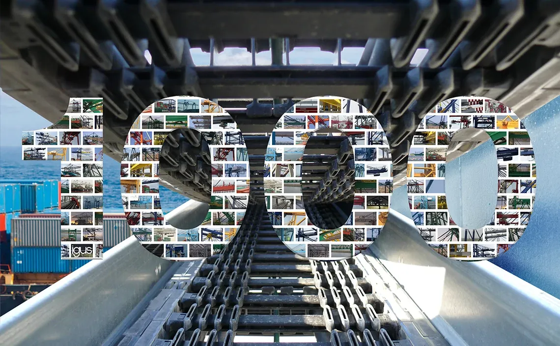 Cadena electrónica® en 1000. Grúa STS