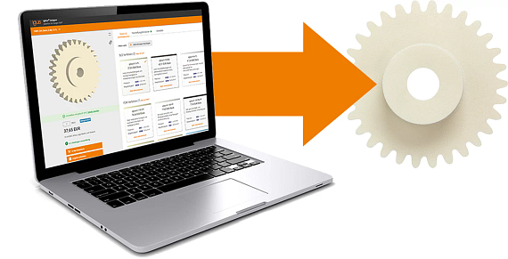 Configuración sencilla de engranajes con el configurador de engranajes de igus