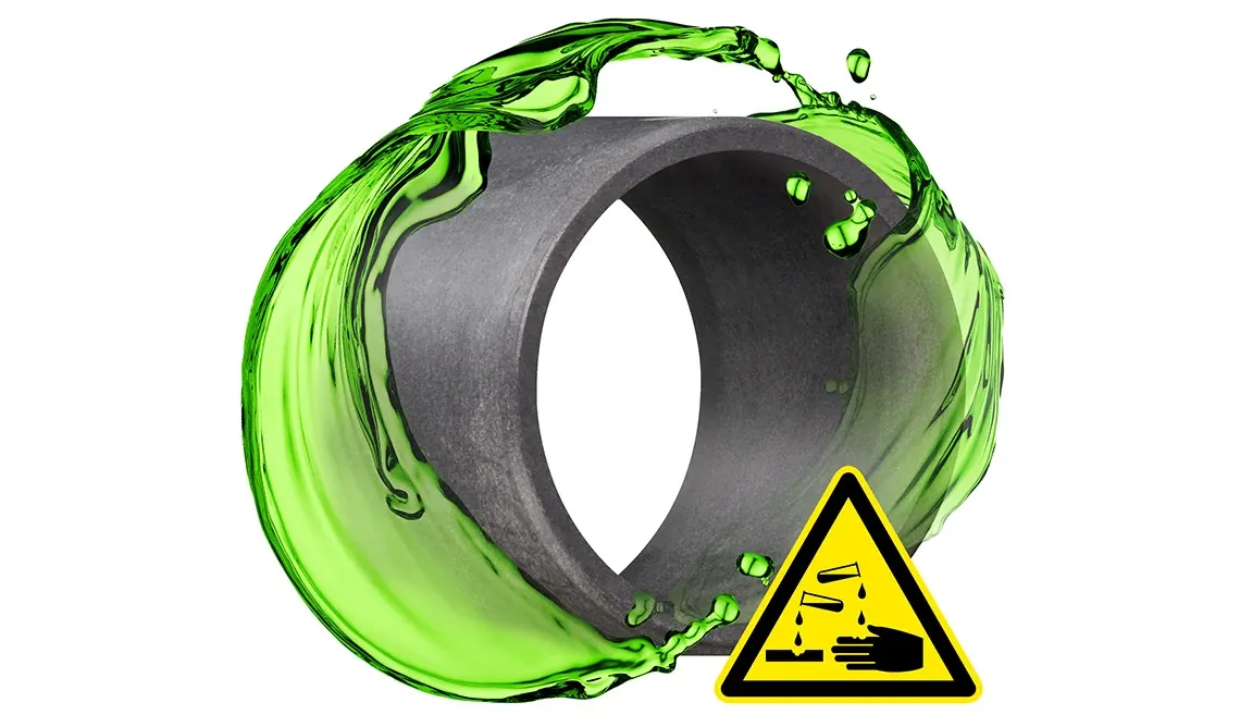 iglidur glijlager met chemische weerstand