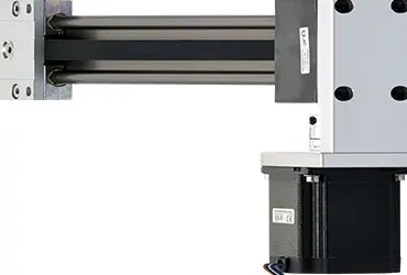 Motor eléctrico para módulo lineal de correa dentada