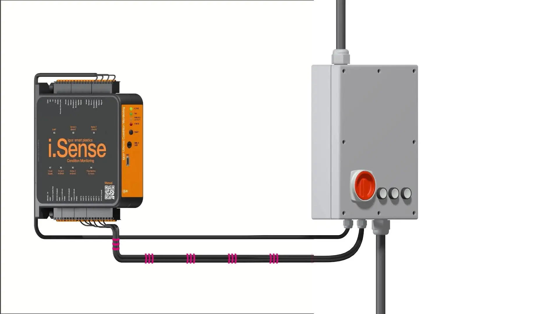 Sense Monitor System i.Sense EC.P - smart condition monitoring system for push/pull forces