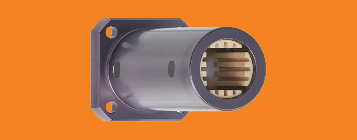 Bloque de almohada drylin® Q para guía cuadrada