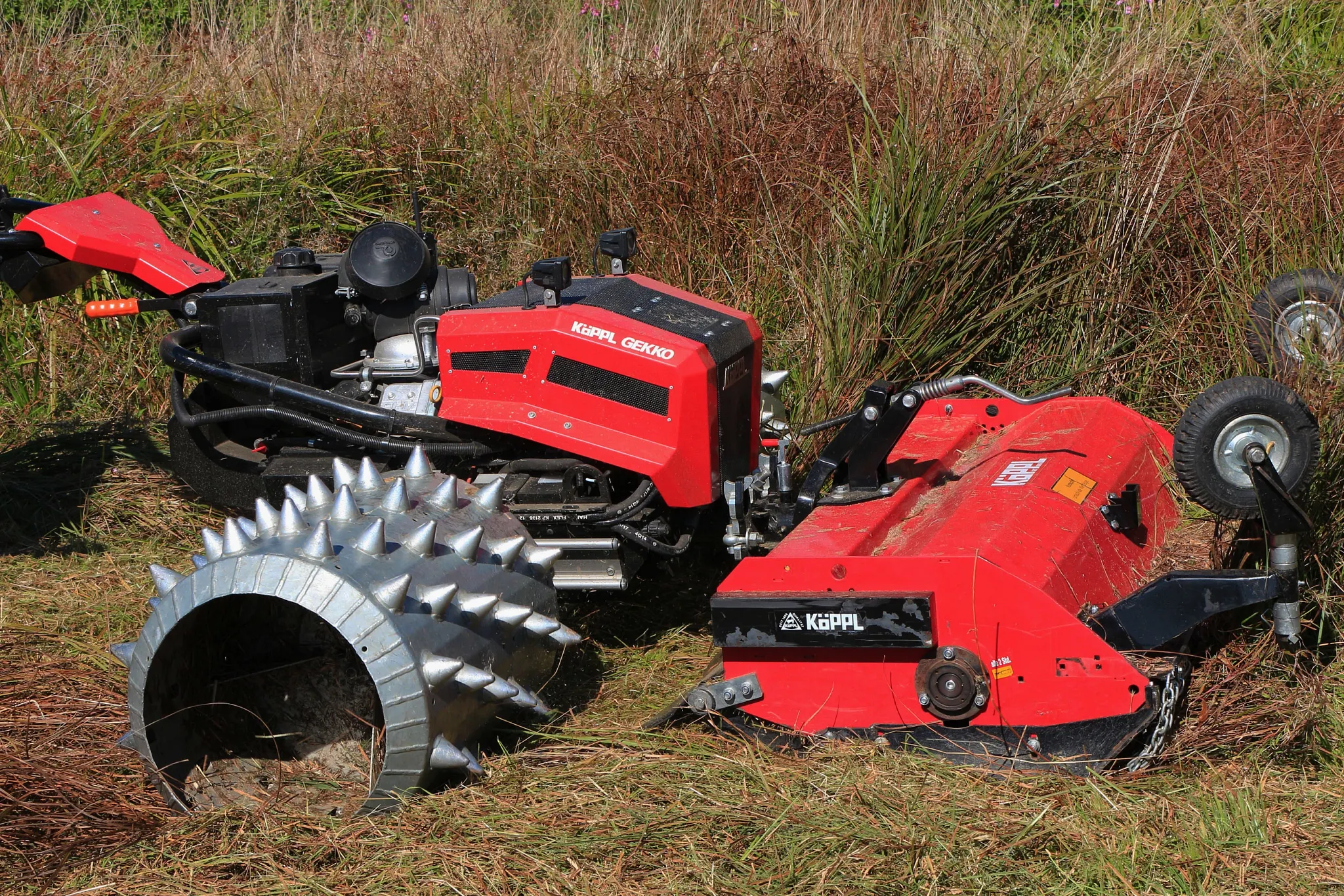 guia linear do cortador de relva de um eixo