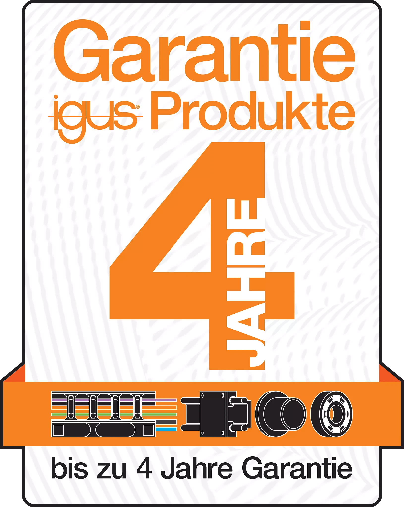 Garantie chaînes porte-câbles