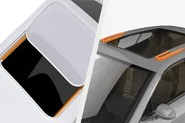 drylin linear guides and e-chains in the sliding roof