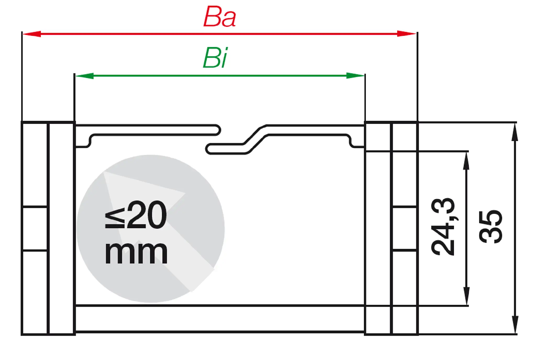 Z200.05.055.0 technical drawing