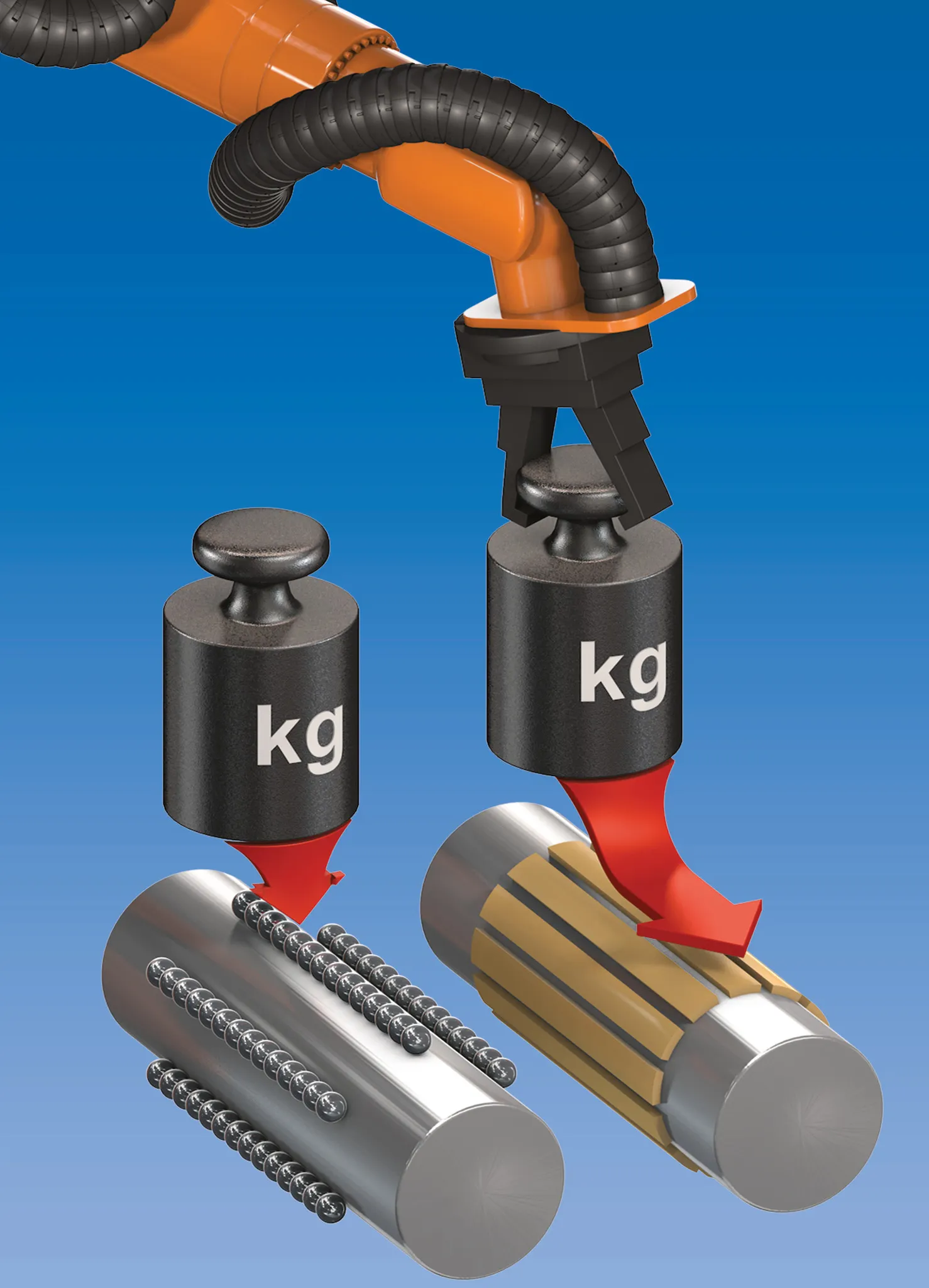 Rodillos deslizantes iglidur individuales