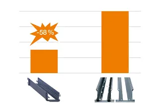 Plastic instead of metal