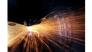 Halogen-free cables in case of sparks