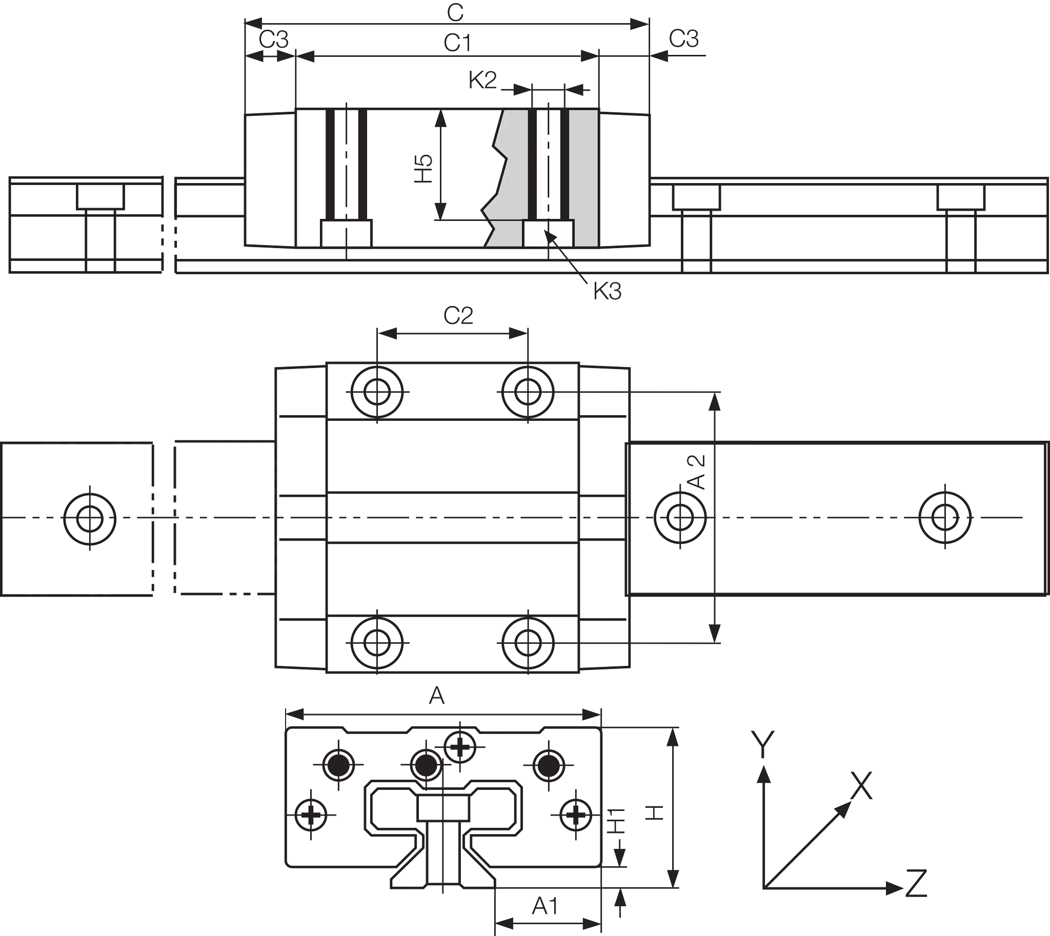 drylin® T guide carriage TWA-01