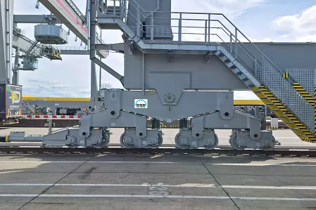 Fahrwerk eines RMG-Krans von DSD Hilgers