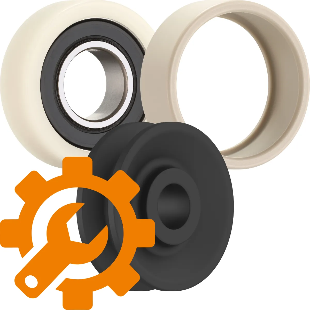 Maintenance-free rollers USP